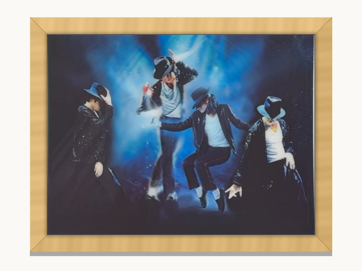Pop Performer Dance Montage – 3D Lenticular Art