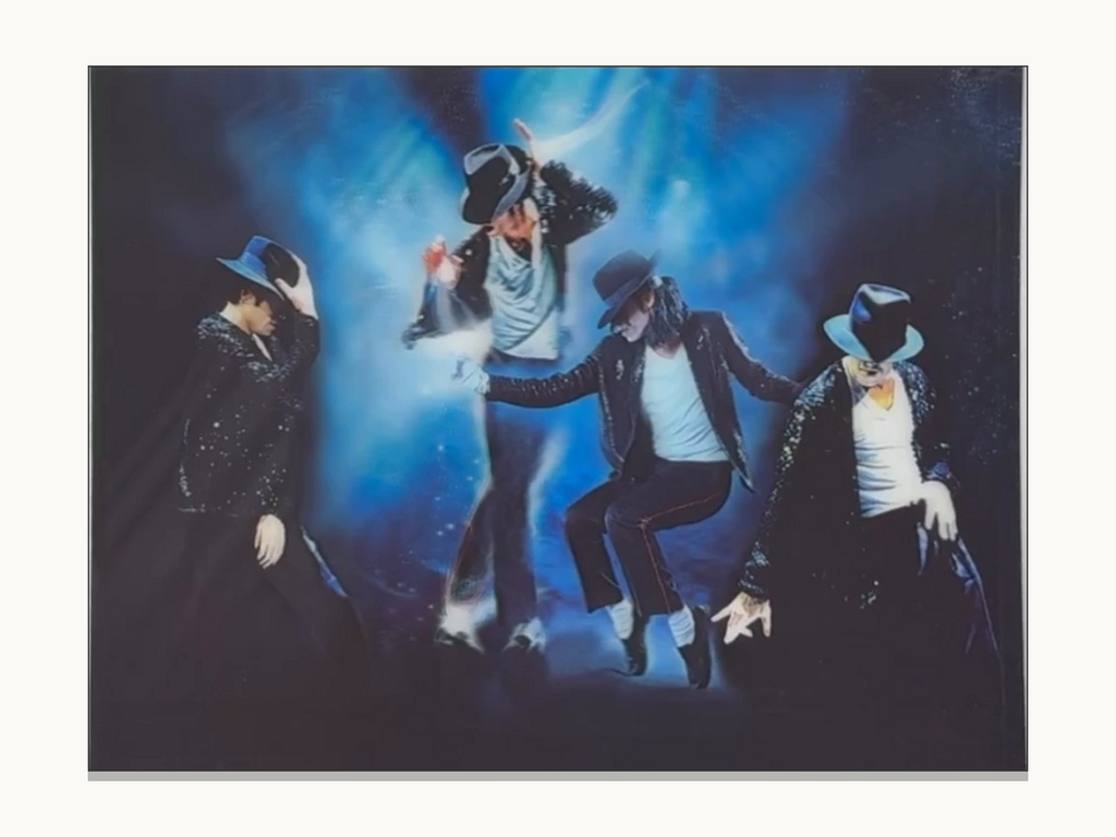 Pop Performer Dance Montage – 3D Lenticular Art
