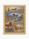 Running Horses Montage – 3D Lenticular Art