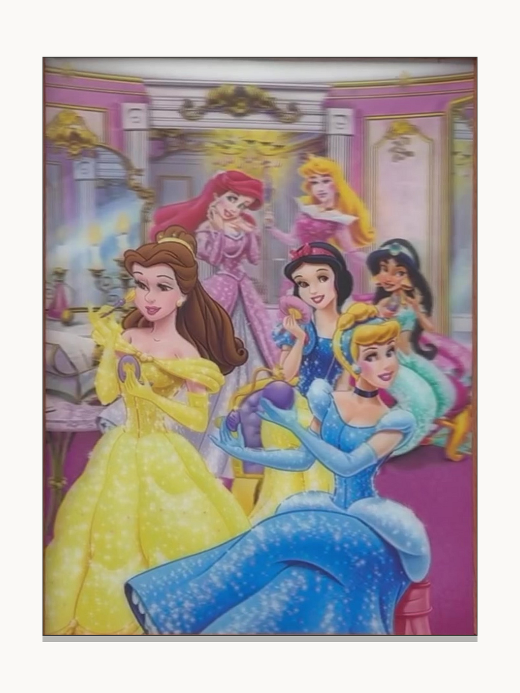 Fairytale Princess Gathering – 3D Lenticular Art