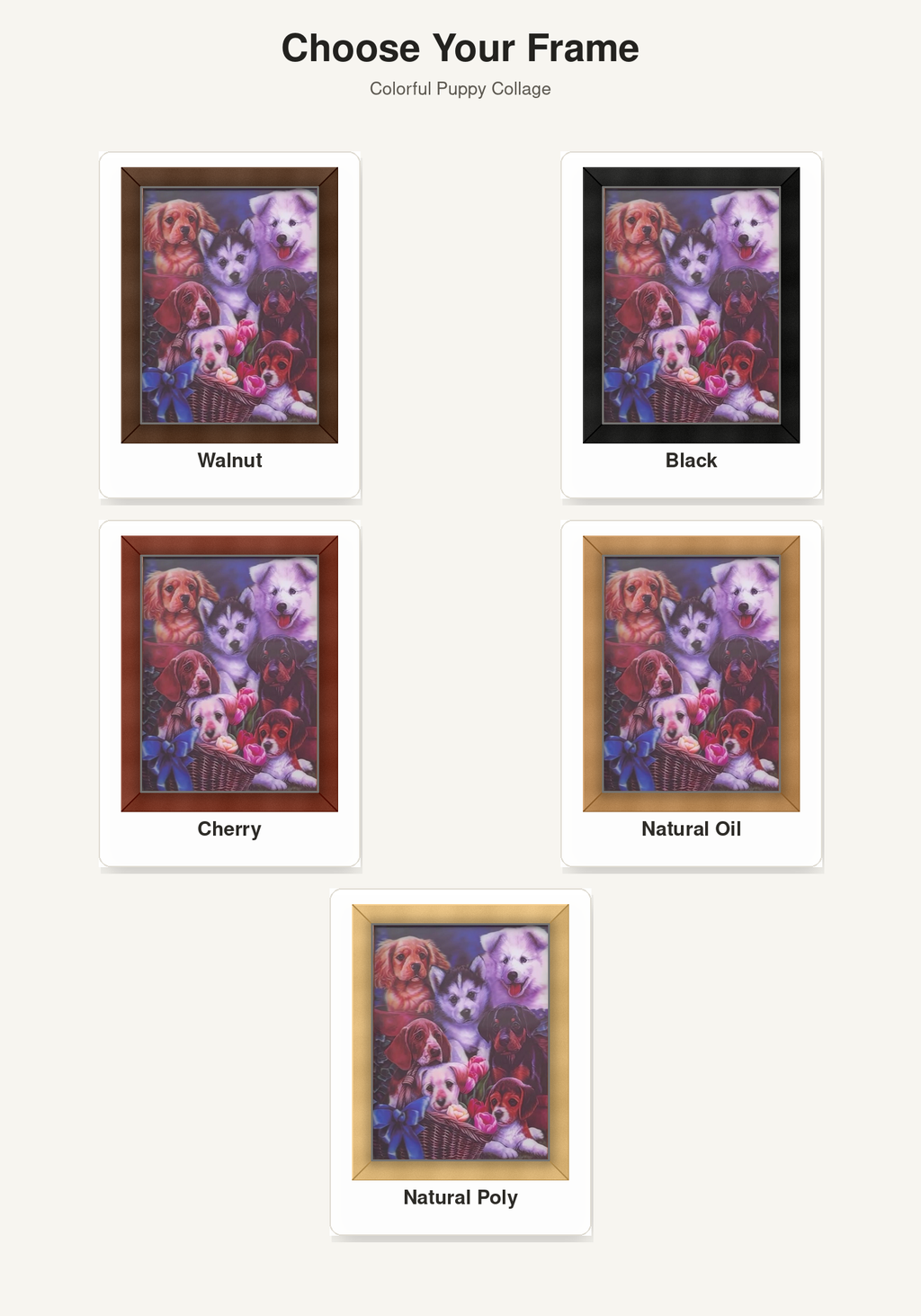 Colorful Kitten Collage – 3D Lenticular Art