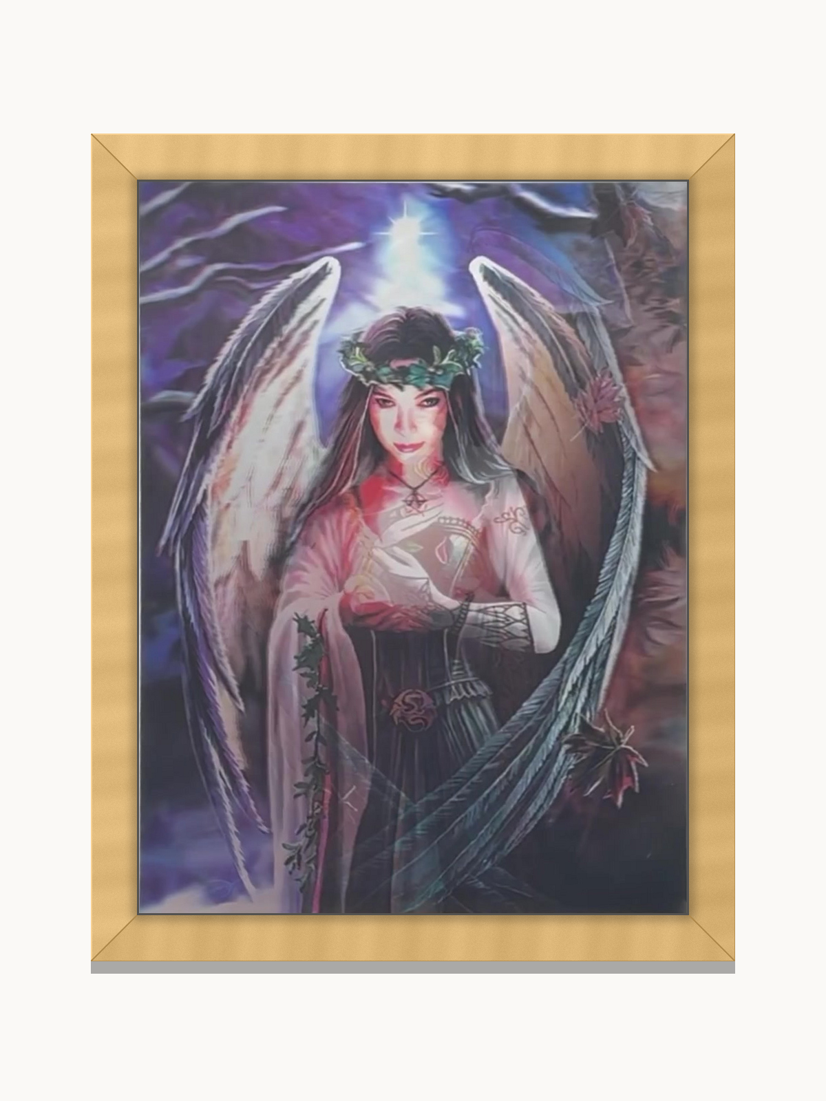 Dark Angel Fantasy Portrait – 3D Lenticular Art
