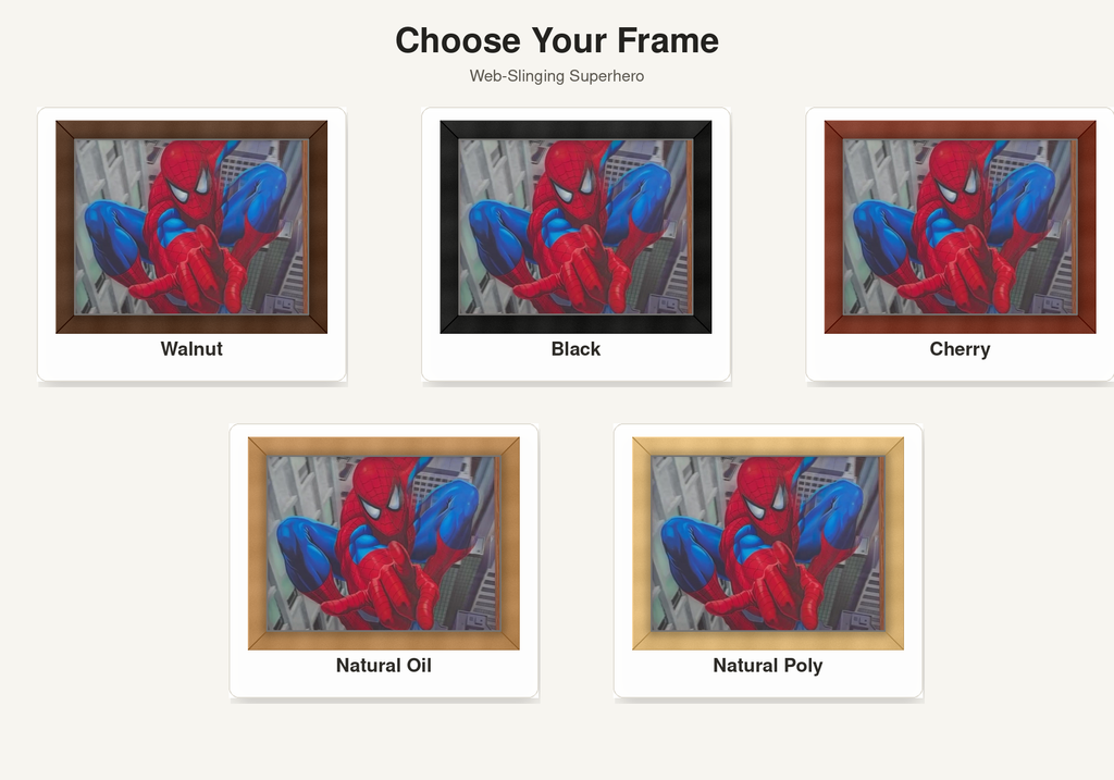 Web-Slinging Superhero – 3D Lenticular Art