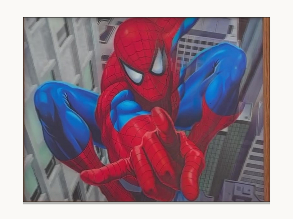 Web-Slinging Superhero – 3D Lenticular Art