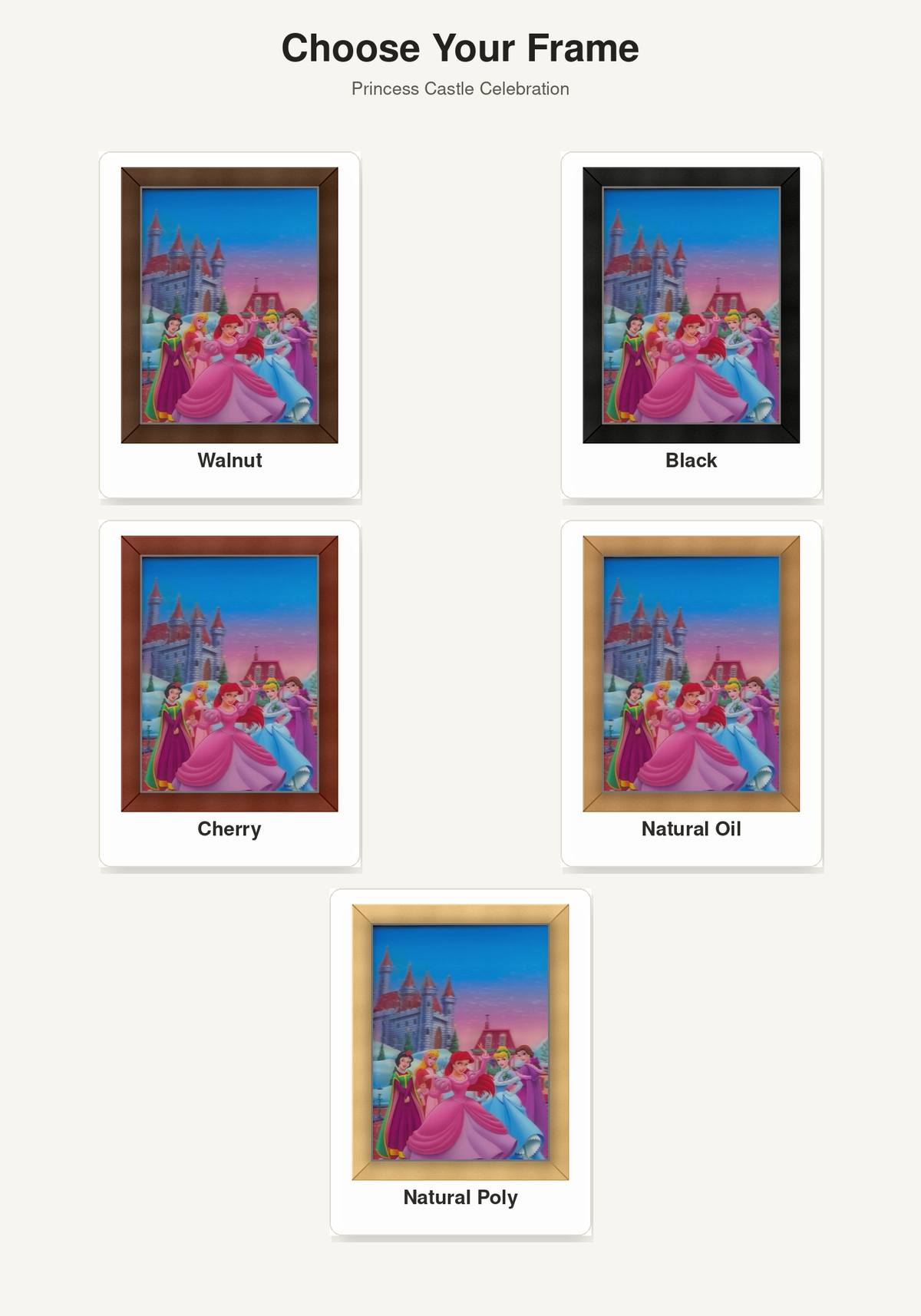 Princess Castle Celebration – 3D Lenticular Art