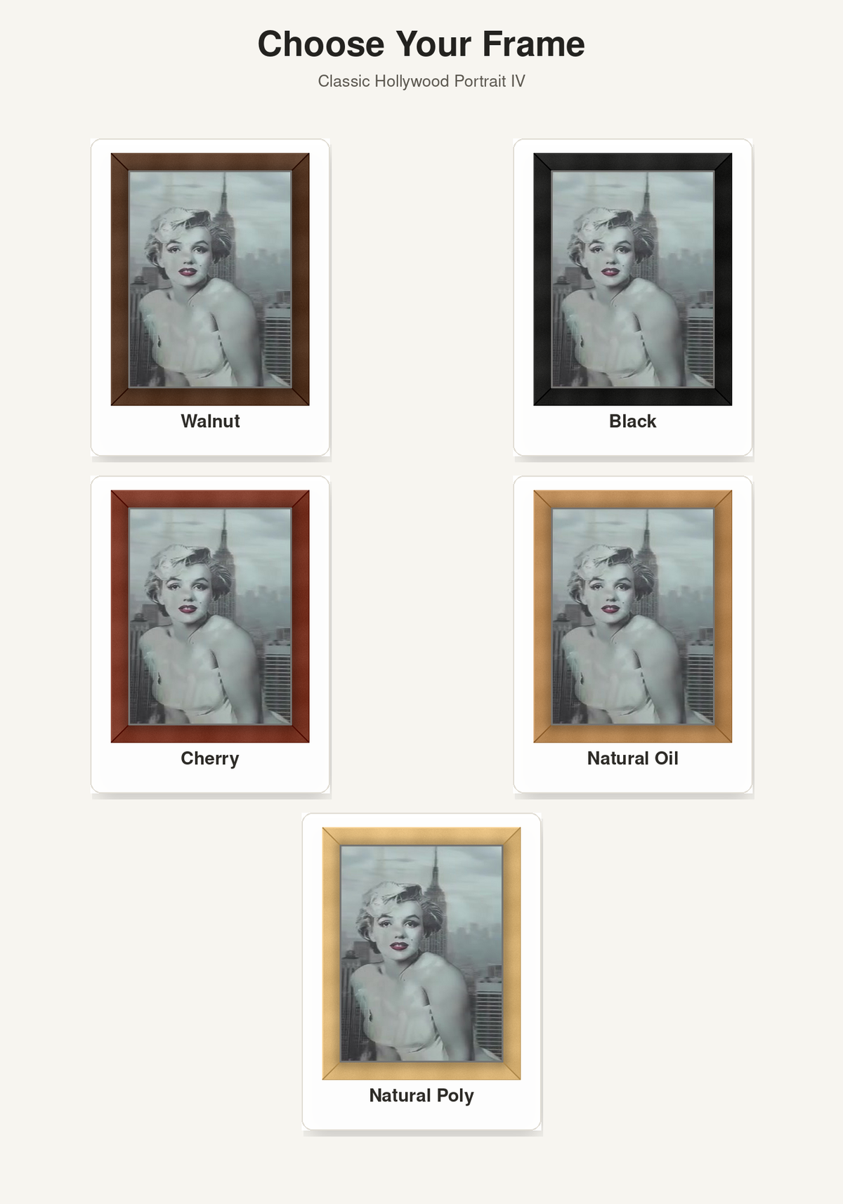Classic Hollywood Portrait IV – 3D Lenticular Art