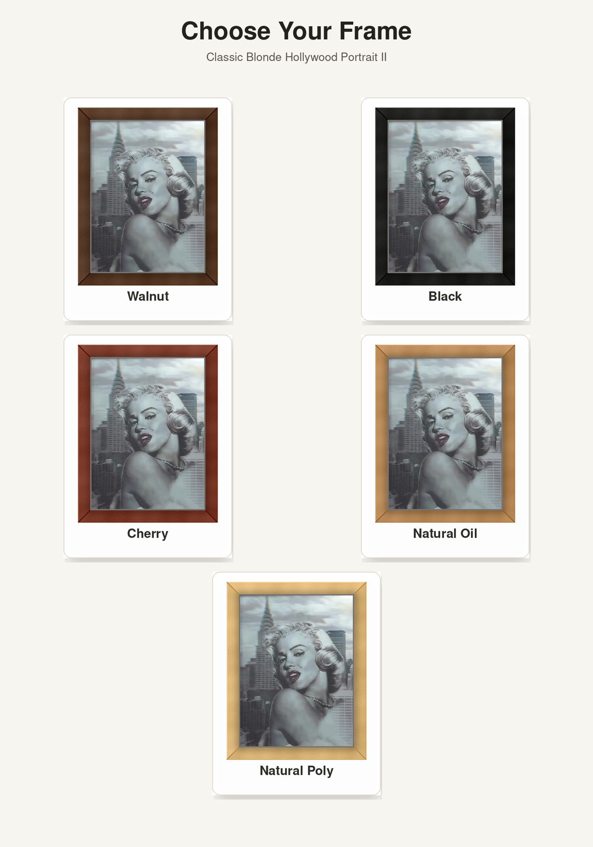 Classic Hollywood Portrait III – 3D Lenticular Art