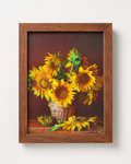 Sunflower Bouquet – 3D Lenticular Art