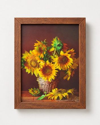 Sunflower Bouquet 3D lenticular artwork preview