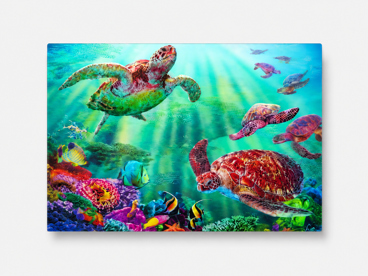 Tropical Fish and Coral Reef – 3D Lenticular Art