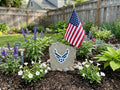 U.S. Air Force emblem stone handcrafted engraved stone