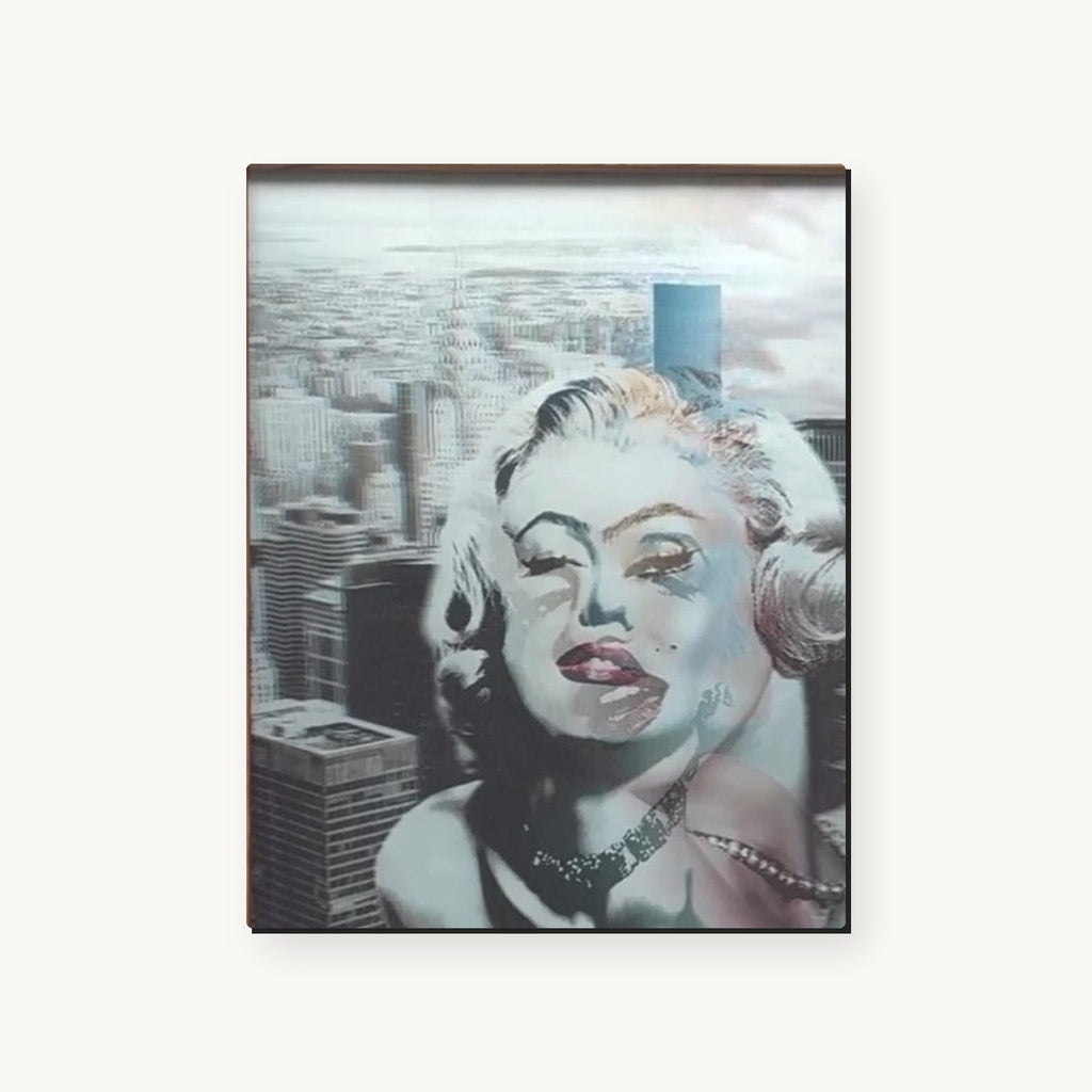 Classic Blonde Hollywood Portrait II – 3D Lenticular Art