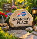 Grandpa's Place garden stone handcrafted engraved stone