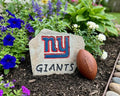 New York Giants fan stone handcrafted engraved stone