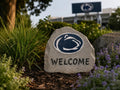 Penn State welcome stone handcrafted engraved stone