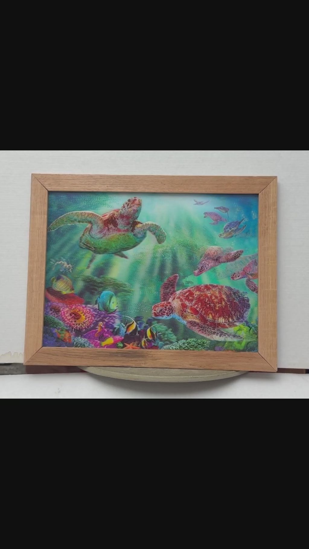 Tropical Fish and Coral Reef – 3D Lenticular Art