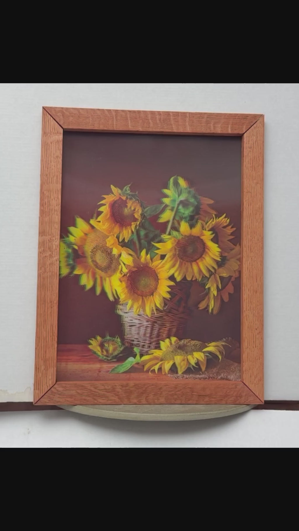 Sunflower Bouquet – 3D Lenticular Art