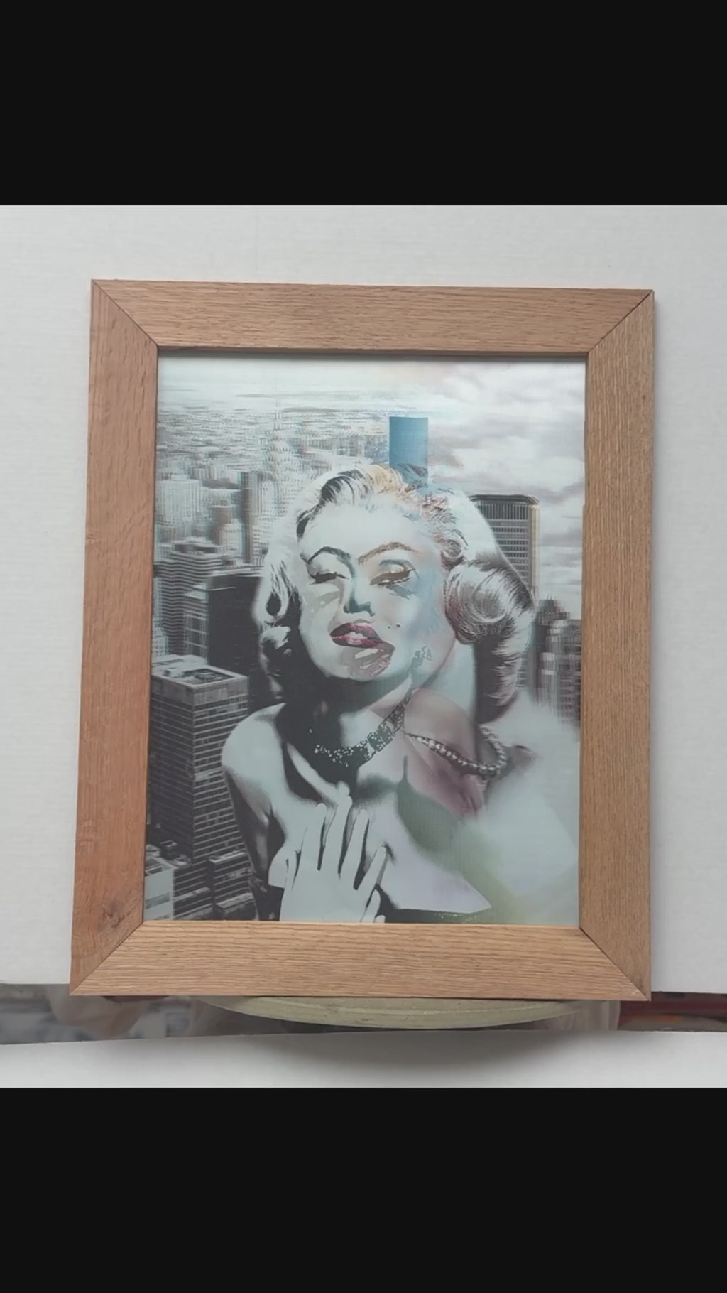 Classic Blonde Hollywood Portrait II – 3D Lenticular Art