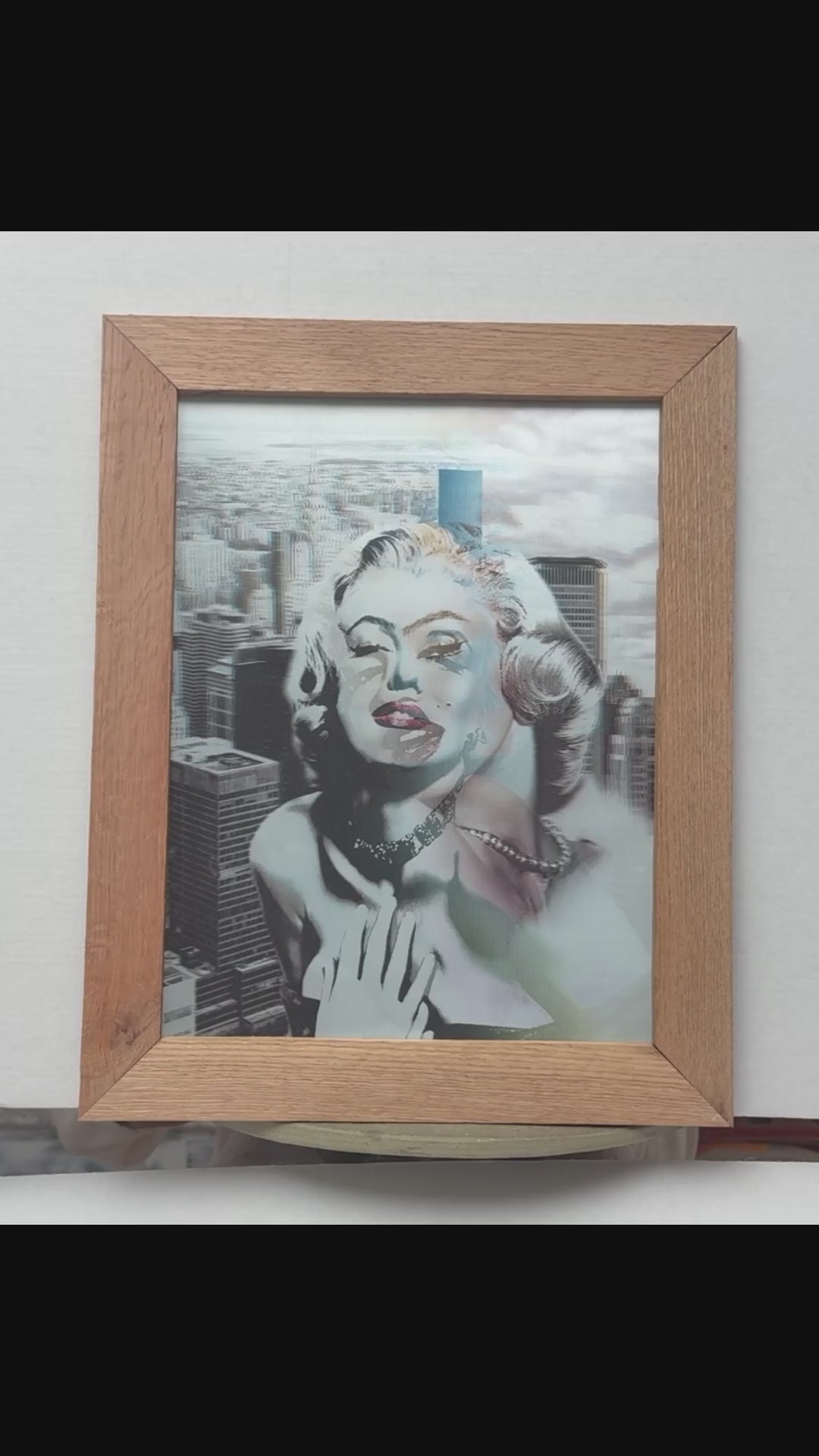 Classic Blonde Hollywood Portrait II – 3D Lenticular Art