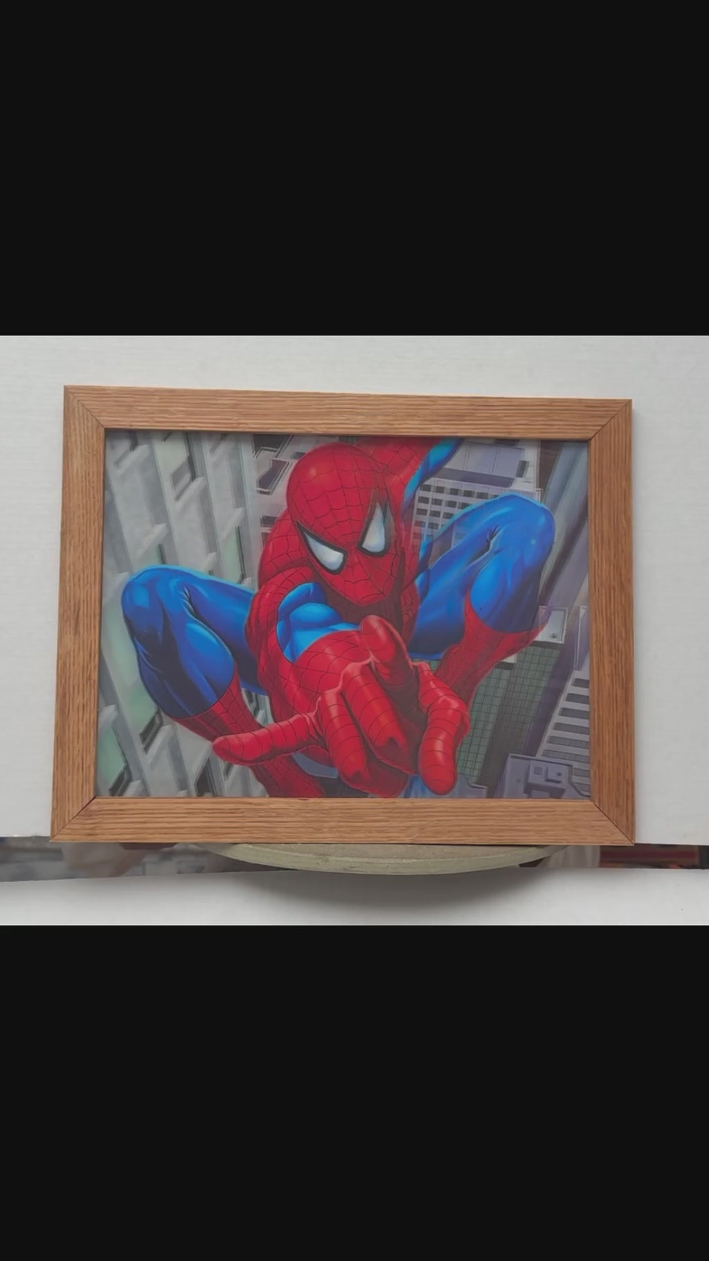 Web-Slinging Superhero – 3D Lenticular Art