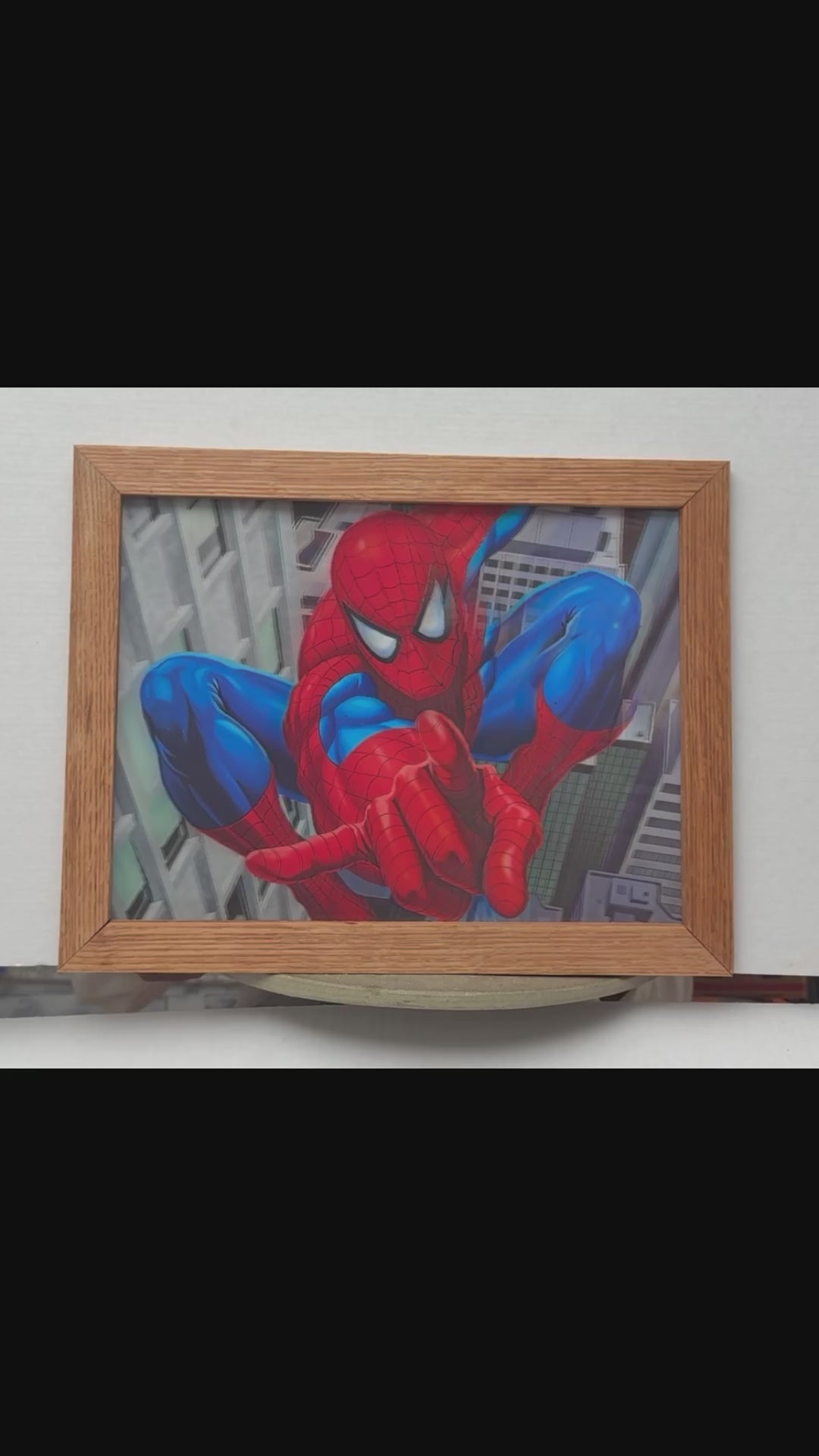 Web-Slinging Superhero – 3D Lenticular Art
