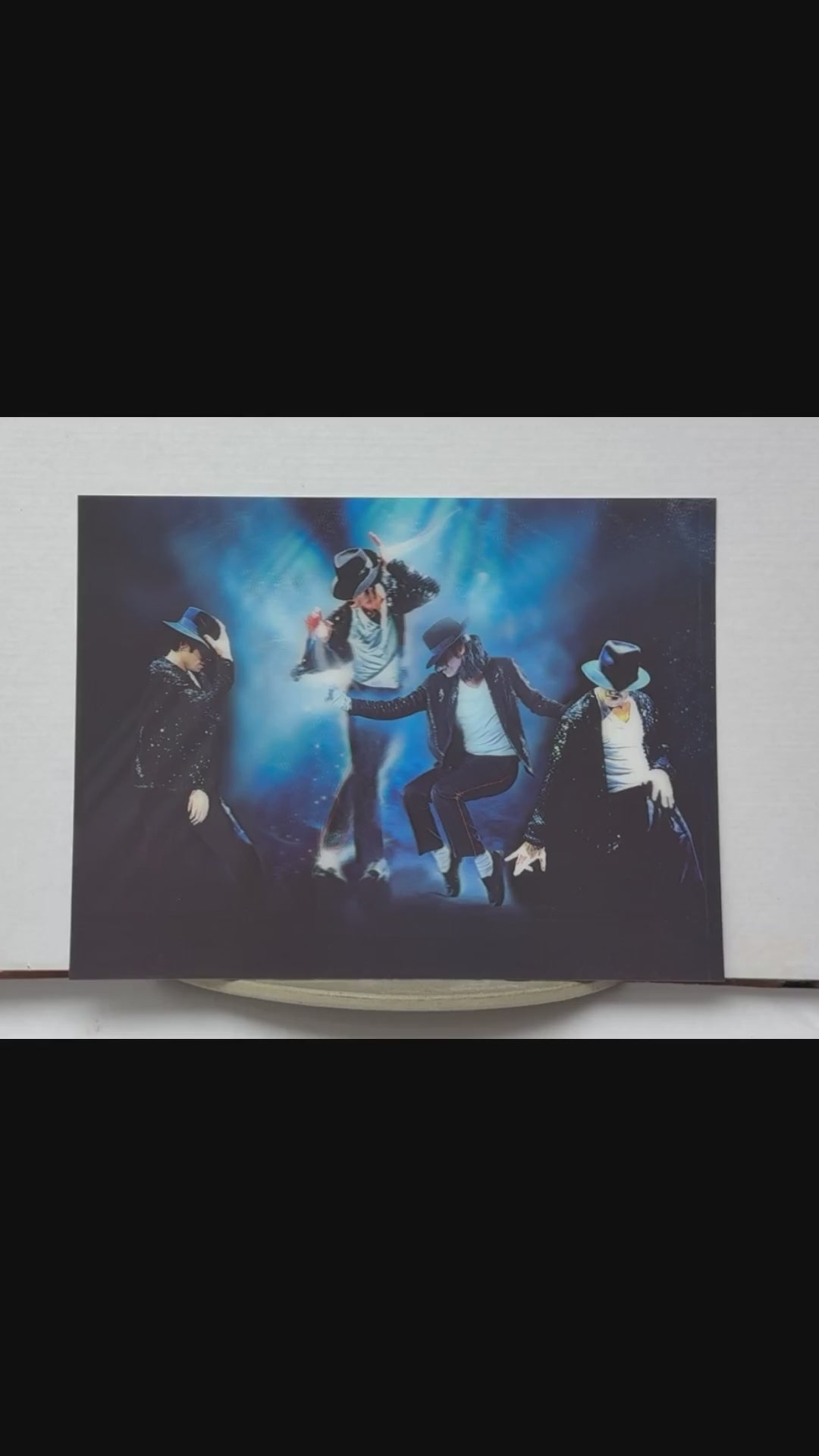 Pop Performer Dance Montage – 3D Lenticular Art
