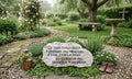 Tears Could Build a Stairway memorial handcrafted engraved stone