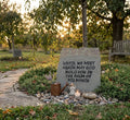 Until We Meet Again remembrance stone handcrafted engraved stone